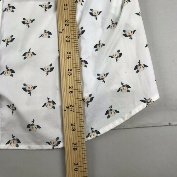 Banana Republic Floral Riley Button Shirt SZ 14 - Picture 5 of 7